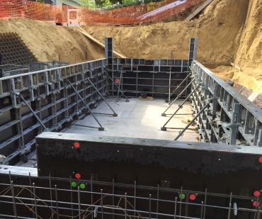 Création d'une piscine intérieur