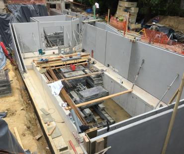 Création d'une piscine intérieur